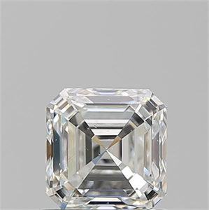 Picture of Natural Diamond 1.02 Carats, Asscher with  Cut, H Color, VS2 Clarity and Certified by GIA