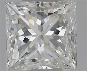 Picture of Natural Diamond 0.70 Carats, Princess with  Cut, G Color, VVS2 Clarity and Certified by GIA
