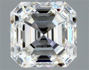 Picture of Natural Diamond 1.01 Carats, Asscher with  Cut, E Color, VS1 Clarity and Certified by GIA
