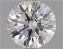 Lab Grown Diamond 2.34 Carats, Round with Excellent Cut, D Color, VVS1 Clarity and Certified by GIA