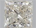 Natural Diamond 0.70 Carats, Princess with  Cut, J Color, SI2 Clarity and Certified by GIA