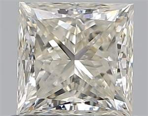 Picture of Natural Diamond 0.70 Carats, Princess with  Cut, J Color, SI2 Clarity and Certified by GIA