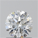 Natural Diamond 0.90 Carats, Round with Excellent Cut, D Color, VS2 Clarity and Certified by GIA
