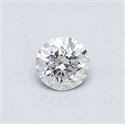 Diamante Natural 0.41 quilates, Redondo , Color E, claridad SI2 y certificado GIA