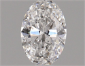 Diamante Natural 0.50 quilates, Ovalado , Color F, claridad SI1 y certificado GIA