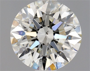 Picture of Natural Diamond 0.82 Carats, Round with Excellent Cut, J Color, VS2 Clarity and Certified by GIA