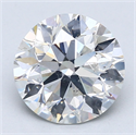 Diamante Natural 3.50 quilates, Redondo , Color H, claridad SI2 y certificado GIA