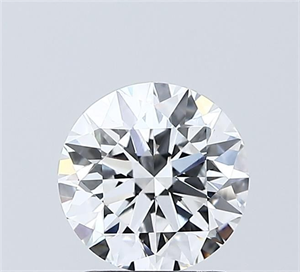 Picture of Lab Grown Diamond 1.50 Carats, Round with Excellent Cut, D Color, VVS2 Clarity and Certified by IGI