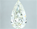 Natural Diamond 5.02 Carats, Pear with  Cut, J Color, SI1 Clarity and Certified by IGI