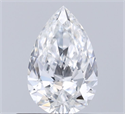 Diamante Natural 0.50 quilates, De pera , Color E, claridad VS2 y certificado IGI