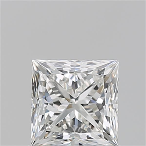 Foto Diamante Natural 1.01 quilates, Princesa , Color F, claridad VS2 y certificado GIA de