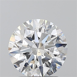 Foto Diamante Natural 1.70 quilates, Redondo , Color D, claridad SI1 y certificado GIA de