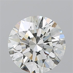 Picture of Natural Diamond 1.03 Carats, Round with Excellent Cut, K Color, IF Clarity and Certified by GIA