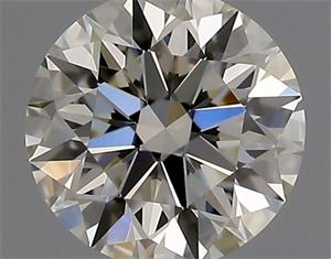 Picture of Natural Diamond 0.41 Carats, Round with Excellent Cut, I Color, VVS2 Clarity and Certified by GIA