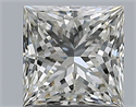 Natural Diamond 1.20 Carats, Princess with  Cut, I Color, VS2 Clarity and Certified by GIA