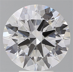 Picture of Lab Grown Diamond 5.51 Carats, Round with Excellent Cut, E Color, VS1 Clarity and Certified by IGI