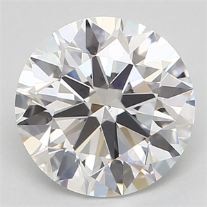 Picture of Natural Diamond 0.90 Carats, Round with Excellent Cut, F Color, VS2 Clarity and Certified by GIA
