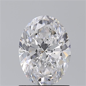 Picture of Natural Diamond 1.31 Carats, Oval with  Cut, D Color, SI2 Clarity and Certified by GIA