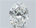Natural Diamond 1.20 Carats, Oval with  Cut, F Color, VS2 Clarity and Certified by GIA