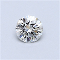 Diamante Natural 0.42 quilates, Redondo , Color G, claridad VVS1 y certificado GIA