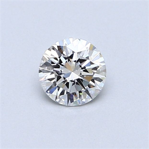 Foto Diamante Natural 0.42 quilates, Redondo , Color G, claridad VVS1 y certificado GIA de