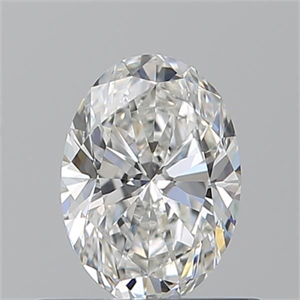 Foto Diamante Natural 0.60 quilates, Ovalado , Color F, claridad IF y certificado GIA de