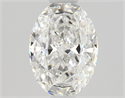 Diamante Natural 0.55 quilates, Ovalado , Color F, claridad VVS1 y certificado GIA