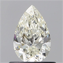 Diamante Natural 0.56 quilates, De pera , Color J, claridad VS1 y certificado GIA