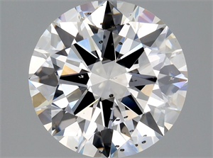 Foto Diamante Natural 1.70 quilates, Redondo , Color D, claridad SI2 y certificado GIA de