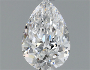 Picture of Natural Diamond 0.50 Carats, Pear with  Cut, D Color, VVS2 Clarity and Certified by GIA