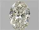 Natural Diamond 1.51 Carats, Oval with  Cut, J Color, VS1 Clarity and Certified by GIA