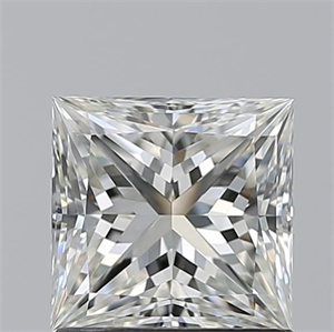 Picture of Natural Diamond 1.20 Carats, Princess with  Cut, I Color, VVS1 Clarity and Certified by GIA