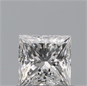 Diamante Natural 0.52 quilates, Princesa , Color D, claridad VS1 y certificado GIA