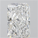 Natural Diamond 2.01 Carats, Radiant with  Cut, E Color, SI1 Clarity and Certified by GIA