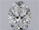 Natural Diamond 0.41 Carats, Oval with  Cut, D Color, VS1 Clarity and Certified by GIA