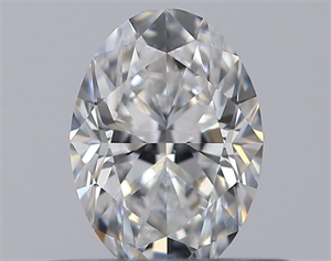 Picture of Natural Diamond 0.41 Carats, Oval with  Cut, D Color, VS1 Clarity and Certified by GIA