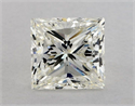 Diamante Natural 1.58 quilates, Princesa , Color K, claridad VS1 y certificado GIA