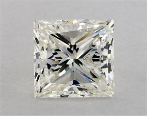 Foto Diamante Natural 1.58 quilates, Princesa , Color K, claridad VS1 y certificado GIA de