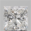 Natural Diamond 1.51 Carats, Princess with  Cut, G Color, SI2 Clarity and Certified by GIA