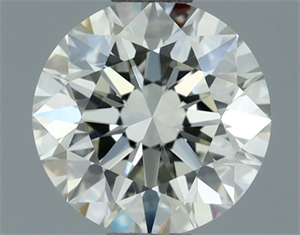 Picture of Natural Diamond 0.70 Carats, Round with Excellent Cut, K Color, VVS2 Clarity and Certified by IGI