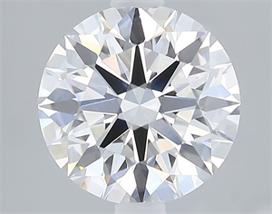 Picture of Lab Grown Diamond 2.44 Carats, Round with Excellent Cut, D Color, VS1 Clarity and Certified by GIA