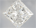 Natural Diamond 0.74 Carats, Princess with  Cut, F Color, VS1 Clarity and Certified by IGI