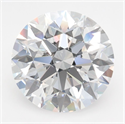 Lab Grown Diamond 3.30 Carats, Round with Ideal Cut, D Color, VVS1 Clarity and Certified by IGI
