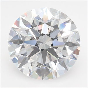 Picture of Lab Grown Diamond 3.30 Carats, Round with Ideal Cut, D Color, VVS1 Clarity and Certified by IGI