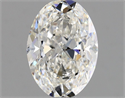 Natural Diamond 0.90 Carats, Oval with  Cut, G Color, VS1 Clarity and Certified by GIA