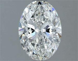 Foto Diamante Natural 1.03 quilates, Ovalado , Color G, claridad SI2 y certificado IGI de