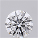 Lab Grown Diamond 1.68 Carats, Round with Ideal Cut, E Color, IF Clarity and Certified by IGI