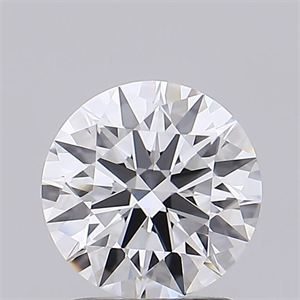 Picture of Lab Grown Diamond 1.68 Carats, Round with Ideal Cut, E Color, IF Clarity and Certified by IGI
