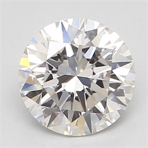 Picture of Natural Diamond 0.53 Carats, Round with Excellent Cut, H Color, VVS2 Clarity and Certified by GIA