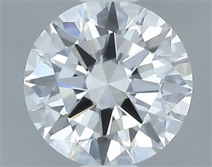Picture of Natural Diamond 0.40 Carats, Round with Excellent Cut, E Color, SI1 Clarity and Certified by GIA